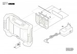 Bosch 3 603 JB1 001 Easyradio 12 Power Radio Box 12 V / Eu Spare Parts